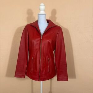 Valerie Stevens New Zealand Lambskin Leather Jacket S